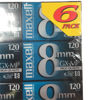 Picture of Maxell 8mm GX-MP 120 Videotapes (6-pack)