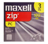 Picture of Maxell 100MB IBM Pre-Formatted Zip100 Disk (3-Pack) (Discontinued by Manufacturer)