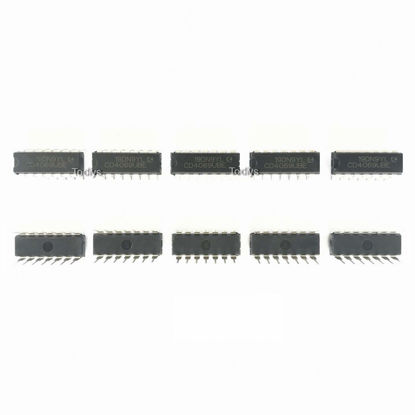 Picture of Todiys New 10Pcs for CD4069 CD4069U CD4069UB CD4069L CD4069BE DIP-14 CMOS Unbuffered Hex Inverter IC Chip CD4069UBE