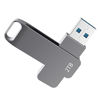 Picture of 2TB USB 3.0 Flash Drive - Read Speeds up to 100MB/Sec Thumb Drive 2TB Memory Stick 2000GB Pen Drive 2TB Swivel Metal Style Keychain Design 2TB-YWB