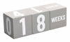 Picture of Little Pear Baby Keepsake Milestone Blocks, Growth Marker Blocks, Baby Age Photo Prop, Gray & White, Wooden