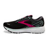 Picture of Brooks Ghost 14 Women's Neutral Running Shoe - Black/Pink/Yucca - 5.5 Wide