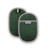 Picture of KitchenAid Asteroid Oval Pot Holder 2-Pack Set, Pebbled Palm Green, 6.5"x10"