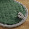 Picture of KitchenAid Asteroid Oval Pot Holder 2-Pack Set, Pebbled Palm Green, 6.5"x10"