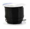 Picture of Mandala Crafts Anodized Aluminum Wire for Sculpting, Armature, Jewelry Making, Gem Metal Wrap, Garden, Colored and Soft, 1 Roll(16 Gauge, Black)