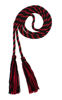 Picture of Graduation Honor Cord - Black/RED - Every School Color Available - Made in USA - by Tassel Depot