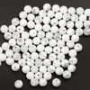 Picture of LPBeads 100PCS 8mm Natural White Howlite Beads Gemstone Round Loose Beads for Jewelry Making with Crystal Stretch Cord