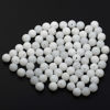 Picture of LPBeads 100PCS 8mm Natural White Alabaster Gemstone Round Loose Beads for Jewelry Making with Crystal Stretch Cord