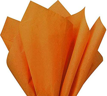 Tangerine Light Orange Gift Wrap Tissue Paper 15in X 20in - 100 Sheets 