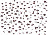 Picture of Bymitel 7200 Pieces 6 Mixed Sizes Glue Fix on Glass Rhinestones Round Crystal Gems Flatback for DIY Jewelry Making with one Picking Pen(6-Sizes 7200PCS, Amethyst)