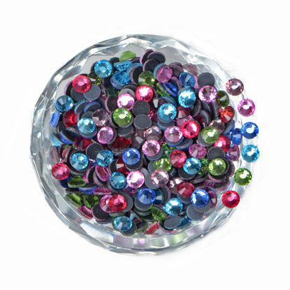 Picture of LPBeads 3000 Pieces SS16 Mixed Color 01 Hotfix Rhinestones Flatback Round Crystal Glass Rhinestones Gems for Crafts Nail Face Art Clothes Shoes Bags DIY