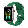 Picture of Tighesen Sport Bands Compatible with Apple Watch Band 38mm 40mm 41mm 42mm 44mm 45mm 49mm S/M M/L for Women/Men Waterproof Soft Silicone Replacement Strap Accessories for iWatch Ultra SE Series 8/7/6/5/4/3/2/1(Dark Spring Green, 38/40/41mm M/L)