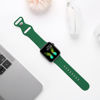 Picture of Tighesen Sport Bands Compatible with Apple Watch Band 38mm 40mm 41mm 42mm 44mm 45mm 49mm S/M M/L for Women/Men Waterproof Soft Silicone Replacement Strap Accessories for iWatch Ultra SE Series 8/7/6/5/4/3/2/1(Dark Spring Green, 38/40/41mm M/L)