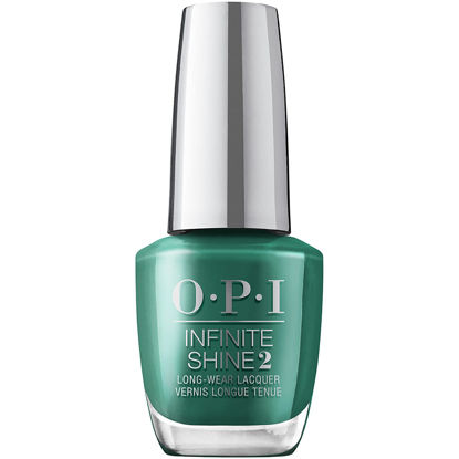 Picture of OPI Infinite Shine 2 Long-Wear Lacquer, Rated Pea-G, Green Long-Lasting Nail Polish, Hollywood Collection, 0.5 fl oz