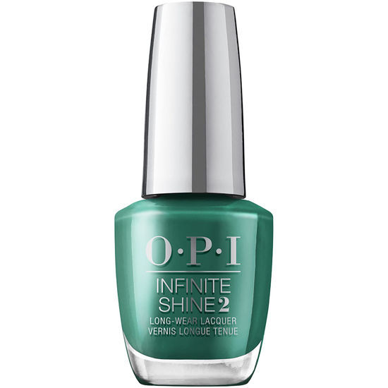 Picture of OPI Infinite Shine 2 Long-Wear Lacquer, Rated Pea-G, Green Long-Lasting Nail Polish, Hollywood Collection, 0.5 fl oz