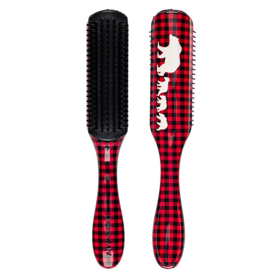 Picture of Denman Denman Styler 5 Row Hair (7 Row, Red Plaid)