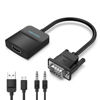 Picture of VENTION VGA to HDMI Adapter with Audio, (PC VGA Source Output to TV/Monitor with HDMI Connector), 1080P VGA to HDMI Converter Cable for Computer, Desktop, Laptop, PC, Monitor, HDTV