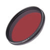 Picture of FocusFoto FOTGA 52mm All-in-One Adjustable Infrared IR Pass X-Ray Lens IR Filter, Variable from 530nm to 650nm 680nm 720nm 750nm Optical Glass