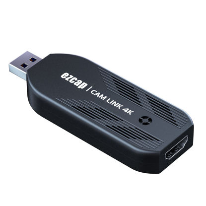 Picture of Cam Link 4K, External Camera Capture Card, 4K30/1080p120 for Streaming and Record via DSLR, Camcorder, Actioncam, Low-Latency for Video Conferencing, Live Streaming, Gaming, on OBS, Zoom, Windows, Mac