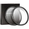 Picture of Walking Way 43MM Soft Focus Filter White Pro Mist Diffusion Filter Dreamy Fog Effect Circular Lens Filter Set Softening Diffuser for Digital DSLR Camera and Video 2pcs(Soft 1 and 2)