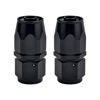 Picture of EVIL ENERGY 8AN Hose End Fitting Straight Swivel Aluminum Black 2PCS