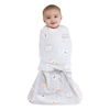 Picture of HALO 100% Cotton Sleepsack Swaddle, 3-Way Adjustable Wearable Blanket, TOG 1.5, Lions, Tigers, and Bears, Small