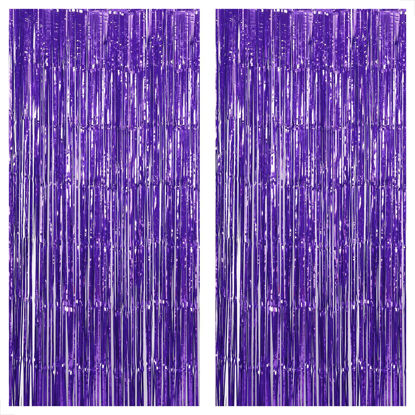 6.4x8 Feet Silver Fringe Backdrop - Pack Of 2 | Silver Streamers Backdrops  For Photoshoot | Silver Graduation Party Decorations 2023 | Silver Backdrop