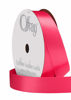 Picture of Berwick Offray 264584 5/8" Wide Single Face Satin Ribbon, Shocking Pink, 6 Yds