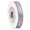 Picture of VATIN 5/8 inch Double Faced Polyester Grey/Silver Satin Ribbon -Continuous 25 Yard Spool, Perfect for Wedding Decor, Wreath, Baby Shower,Gift Package Wrapping and Other Projects