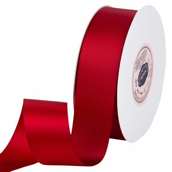 Wide red deals satin ribbon