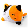 Picture of TeeTurtle - The Original Reversible Cat Plushie - Calico - Cute Sensory Fidget Stuffed Animals That Show Your Mood