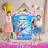 Picture of W&O Musical Mermaid Tent with Under-The-Sea Button, Mermaid Gifts for Girls, Magical Kids Play Tent, Mermaid Toys for Girls, Play Tents for Girls, Kids Tent, Outdoor & Indoor Tent for Kids