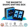 Picture of SHASHIBO Shape Shifting Box - Award-Winning, Patented Fidget Cube w/ 36 Rare Earth Magnets - Transforms Into Over 70 Shapes, Gift Box, Download Fun in Motion Toys Mobile App (Blue Planet, 4 Pack)