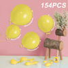 Picture of Henviro Yellow Balloons Garland Kit - 154 Pcs 5/10/12/18 Inch Yellow Balloons Difference Size As Party Decorations for Birthday/Graduation/Valentine's Day/Baby Shower/Wedding/Bachelorette