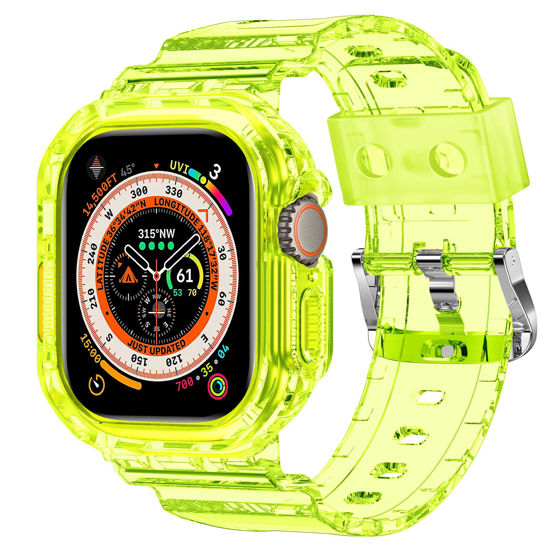 Clear apple watch hot sale band 42mm