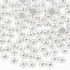 Picture of Beadsland 1440pcs Flat Back Crystal Rhinestones Round Gems for Nail Art and Craft Glue Fix, Crystal (SS10(2.7-2.8mm))