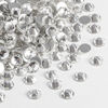 Picture of Beadsland 1440pcs Flat Back Crystal Rhinestones Round Gems for Nail Art and Craft Glue Fix, Crystal (SS10(2.7-2.8mm))