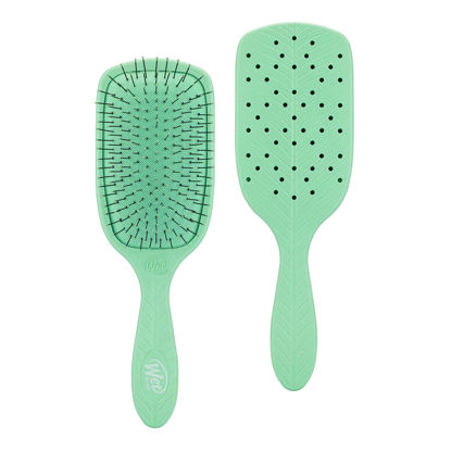 Picture of Wet Brush Paddle Hair Brush, Green - Go Green Detangler - Ultra-Soft IntelliFlex Detangling Bristles with AquaVent Design For Spreading Hair Treatments Evenly - Pain-Free Hair Brush