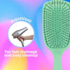 Picture of Wet Brush Paddle Hair Brush, Green - Go Green Detangler - Ultra-Soft IntelliFlex Detangling Bristles with AquaVent Design For Spreading Hair Treatments Evenly - Pain-Free Hair Brush