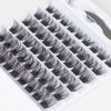 Picture of Cluster Lashes 54 Individual Lashes Clusters Eyelash Extensions False Eyelashes DIY Wispy Fluffy Lash Extension Kit Reusable Artificial False Eyelashes Natural Look Mix 10-16mm C D Curl-DM05