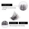 Picture of Cluster Lashes 54 Individual Lashes Clusters Eyelash Extensions False Eyelashes DIY Wispy Fluffy Lash Extension Kit Reusable Artificial False Eyelashes Natural Look Mix 10-16mm C D Curl-DM05