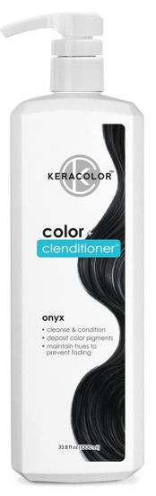 Picture of Keracolor Clenditioner ONYX Hair Dye - Semi Permanent Hair Color Depositing Conditioner, Cruelty-free, 33.8 Fl. Oz.