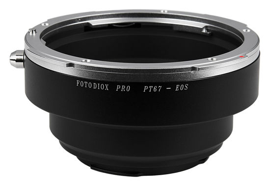 Picture of Fotodiox Pro Adapter - Compatible with Pentax 67/67II Lens to Canon EOS Mount Cameras