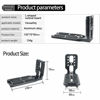 Picture of DSLR Camera L-Bracket Vertical Horizontal Switching Tripod Head Quick Release Plate Arca Swiss Compatible with Digital DSLR Camera Stabilizer Tripod Monopod Canon Nikon Sony DJI Osmo