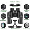 Picture of Binoculars for Adults and Kids,20x50 High Power Military Binoculars,Low Light Night Vision Waterproof HD Compact Binoculars,BAK4 Prism FMC Lens for Bird Watching Hunting Travel Football Stargazing