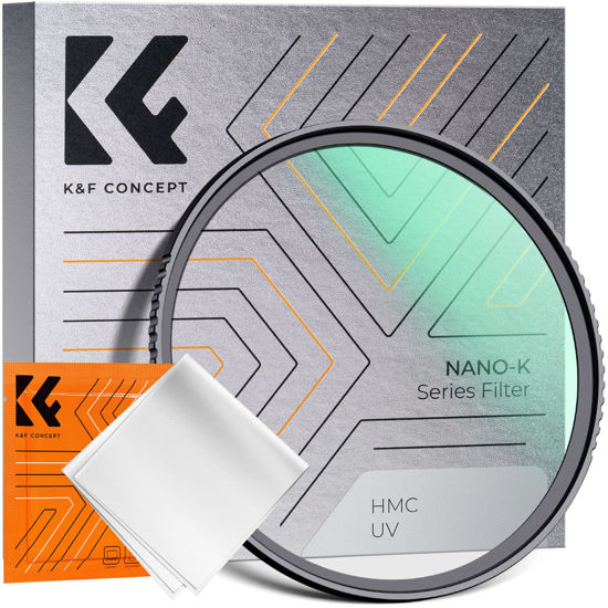 Picture of K&F Concept 52mm MCUV Lens Protection Filter 18 Multi-Coated Camera Lens UV Filter Ultra Slim with Cleaning Cloth (K-Series)