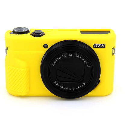 Picture of Easy Hood G7X Mark II Case G7X Mark III Case G7X Camera Silicone Case,Soft Silicone Protective Cover for Canon Powershot G7X Mark III DSLR Camera(Yellow)