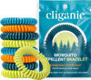 Picture of Cliganic 50 Pack Mosquito Repellent Bracelets, DEET-Free Bands, Individually Wrapped (Packaging May Vary)