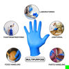 Picture of PEIPU Nitrile Gloves Disposable Gloves (Medium, 100-Count), 4 Mil,Powder Free, Cleaning Service Gloves, Latex Free