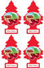 Picture of LITTLE TREES Car Air Freshener | Hanging Paper Tree for Home or Car | Wild Cherry | 4 Pack